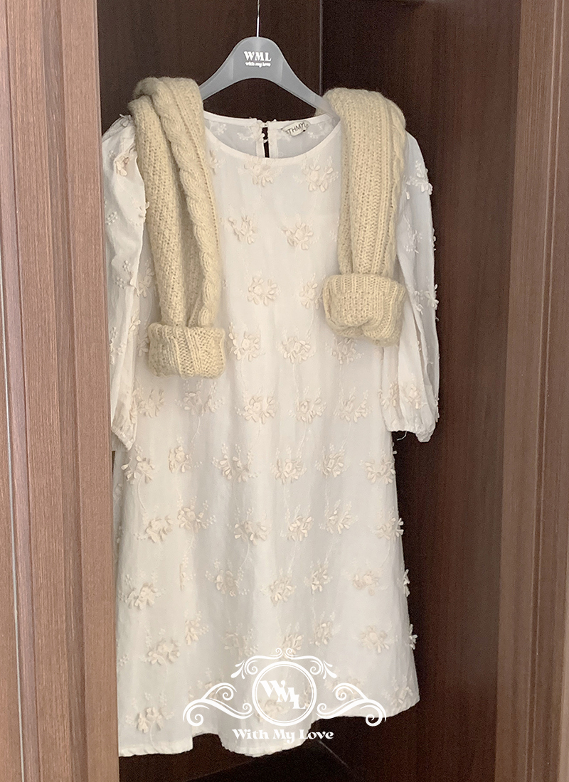 WithMyLove) Uni Cotton Dress